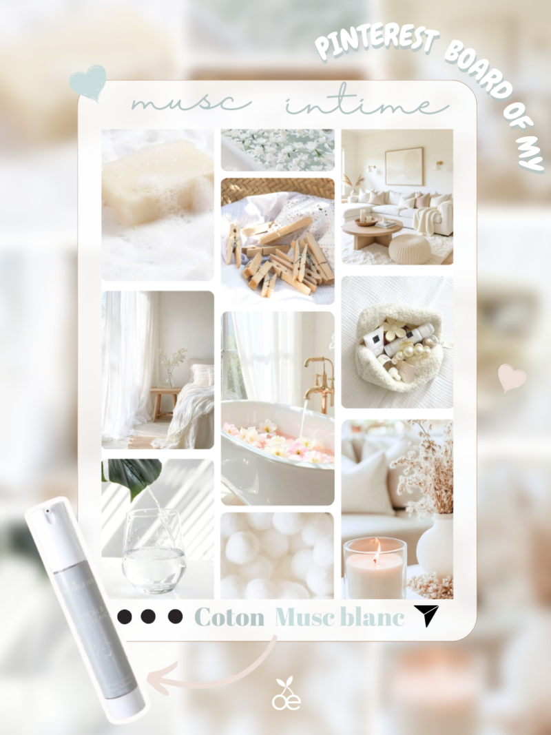 musc intime coton musc blanc